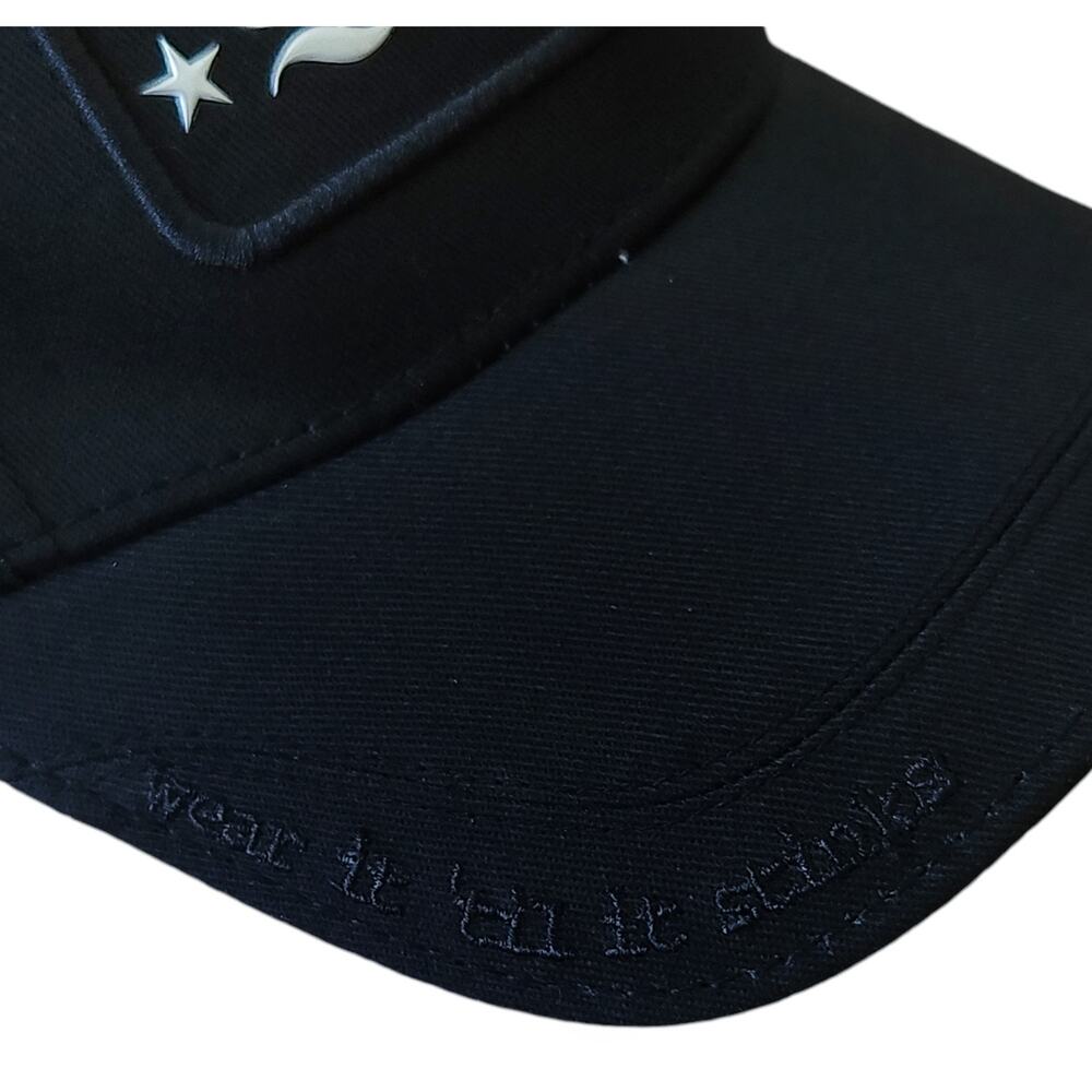 DIRTBAG Clothing Wear It 'Til It Stinks baseball cap black Flex Fit hat OS NEW - Picture 4 of 7